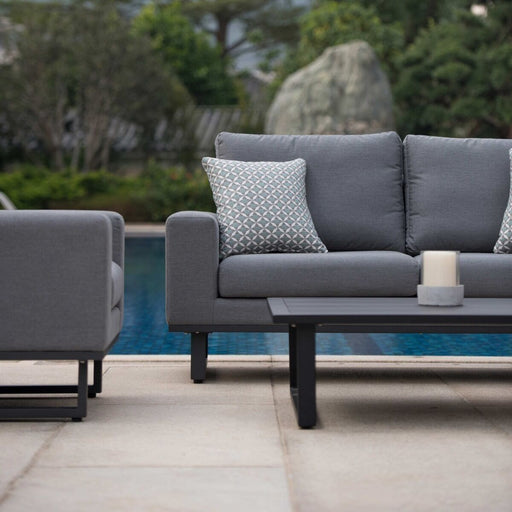 Maze Ethos 3 Seat Sofa Set Flanelle