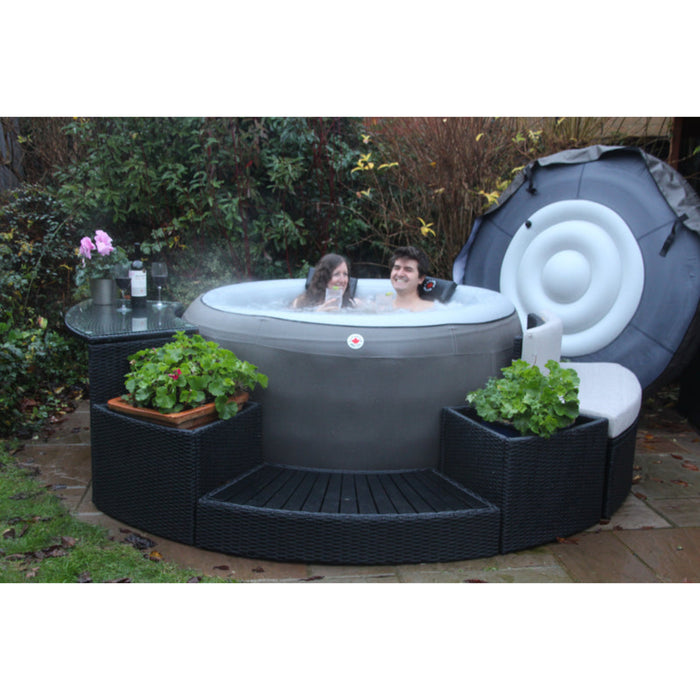 Canadian Spa Company 2024 Grand Rapids Inflatable 110-Jet - 3 Speed - 4-Person Hot Tub with LED Light